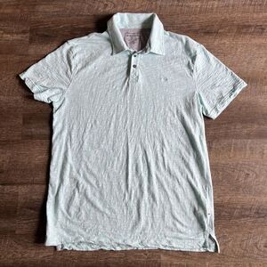 Quiksilver Polo Shirt Men's Size XXL Blue Short Sleeve Collared Modern